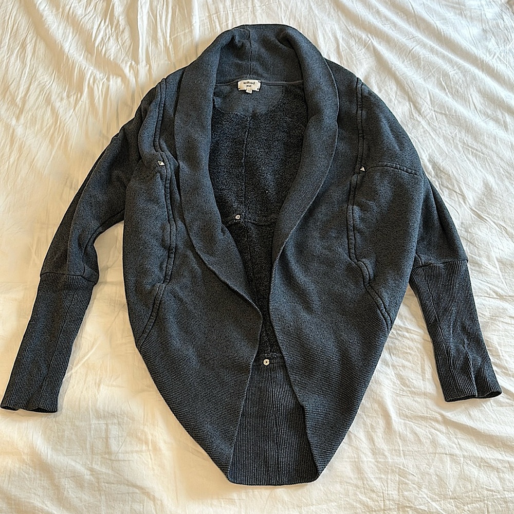 Aritizia Wilfred Cardigan Grey